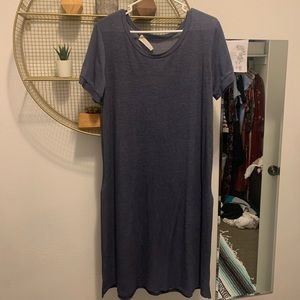 beautiful blue comfortable dress